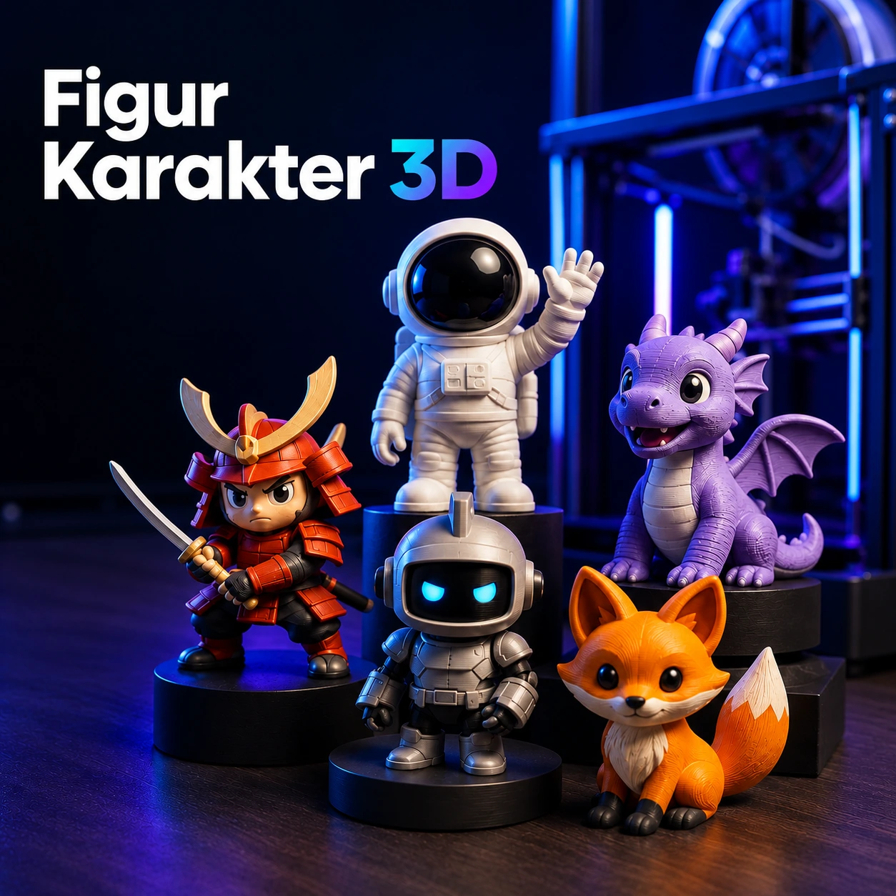 Figur karakter 3D printing
